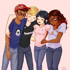 Ot4 Miraculous Ladybug Anime Miraculous Ladybug Comic Miraculous Ladybug Memes