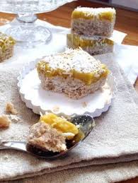 Carres Exotiques Ananas Coco Lait Et Huile De Coco Farine De Riz Recette Ananas Recettes Sucrees Gateau Farine De Riz