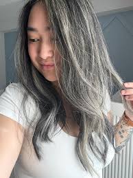 Achieving Ashy Gray or Silver Hair Highlights