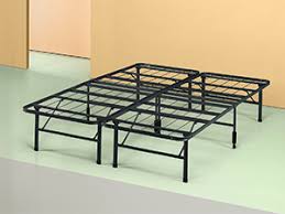 12.5 inches of clearance under the frame for valuable under bed storage space. Amazon Com Zinus Smartbase Super Heavy Duty Mattress Foundation With 4400lbs Weight Capacity 14 Inch Metal Platform Bed Frame No Box Spring Needed Sturdy Steel Frame Underbed Storage Queen Home Kitchen