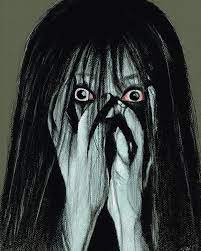 Chantalhandley Kayako Ju On Pastels Drawing Thegrudge Japanese Horror Horror Drawing Creepy Art