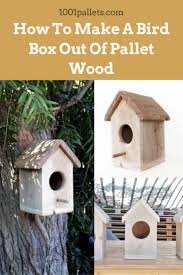 To make a bird table out of pallets. Pallet Tutorials 1001 Pallets