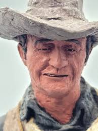 MONFORT ORIGINAL WESTERN Sculpture boulder Colorado "John Wayne" £35.00