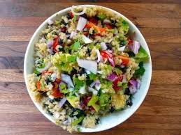 Alkaline cook book with more than 70 amazing recipes linktr.ee/ . Alkaline Diet Recipe South Of The Border Quinoa Salad Alkamind