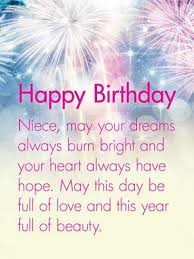 Happy Birthday Wishes For A Special Niece Your Heart Always Have Hope Happy Birthday Wishes Card For Niece Birthday Greeting Cards By Davia Happy Birthday Wishes Cards Niece Birthday Quotes Niece Birthday Wishes