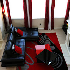 Using living room wall paint ideas to go with black furniture is actually easier to do than you think. Red And Black Living Room Ideas Photos Houzz