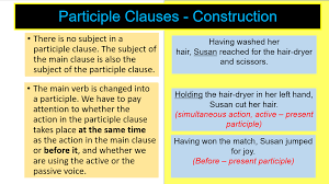 Check spelling or type a new query. Participle Clauses Participle Clauses Are A Form Of By Pmcfb Medium