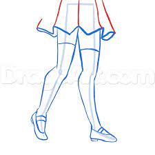 Easy to draw anime and manga drawing for kids legs exercises how to squats for quadriceps muscles. Draw Anime Legs Step By Step Drawing Sheets Added By Puzzlepieces January 14 2014 9 20 28 Pm Fashion Drawing Tutorial Drawings Anime Drawings