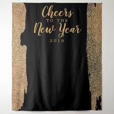 Cheers To The New Year Backdrop Zazzle Com In 2020 New Year Backdrop New Year S Eve Backdrop New Years Eve Decorations