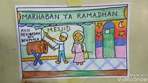 Download now 17 contoh gambar pemandangan alam gunung pantai luat. Marhaban Ya Ramadhan Menggambar Tema Menyambut Bulan Ramadhan Cars Anak Sd Youtube Cute766