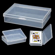 Each page holds up to 20 cards. Storage Boxes 5pcs Set Clear Storage Box Playing Cards Case Business Card Holder Card Box Home Garden
