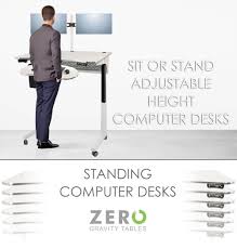 Work or relax in a zero stress position. Standing Desks