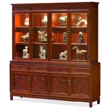 Maybe you would like to learn more about one of these? Light Cherry Finish Rosewood Flower And Bird China Cabinet