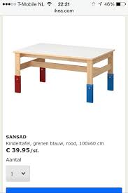 Ikea 39 95 Kindertafel Tweeling Blauw