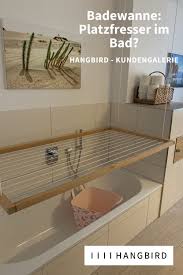 Wasche Aufhangen Uber Der Badewanne Wohnung Platzsparend Wasche Aufhangen Badewanne
