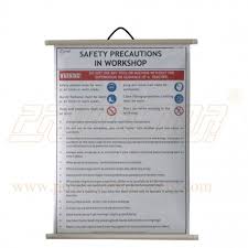 We spend a third of our day in the workplace, so it's only right that our work environments are kept as safe as possible. Safety Precaution In Workshop English Protector Firesafety