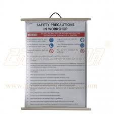 Keep hands, arms, hair and loose clothing away from all moving parts. Safety Precaution In Workshop English Protector Firesafety