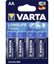 Il nostro nuovo varta partner portal è ora online! Packung Mit 4 Batterien Alkaline Lr6 Aa Longlife Power Varta Batteries4pro