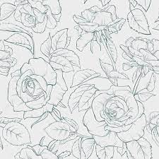 See more ideas about vintage floral, vintage floral pattern, floral. Vintage Floral Seamless Pattern With Rose Flowers Element For Royalty Free Cliparts Vectors And Stock Illustration Image 37947785