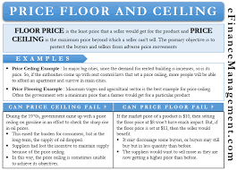 Consider a price floor—a minimum legal price. Price Floor And Ceiling Meaning Example And More