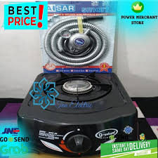 1 tungku burner kuningan dengan pemantik mekanik, memiliki dimensi 435 x 300 x 128 mm dengan berat 1,79 kg. Harga Kompor Gas Quantum Qgc 101r Komporkita