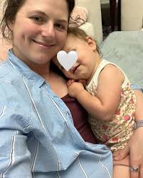 A million things to do but a sick baby needs me so I'll be here holding her  so she can get the rest she needs. #momlife