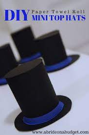 Diy Paper Towel Roll Mini Top Hats Paper Hat Diy Paper Hat Diy Hat