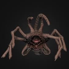 Facehugger scorpion 3D model 3D printable | CGTrader