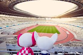We Must Tell You All About The Big Day Out Miraitowa And Someity Had At The Tokyo 2020 Olympic Stadium They Got Big Day Out 2020 Summer Olympics Tokyo 2020