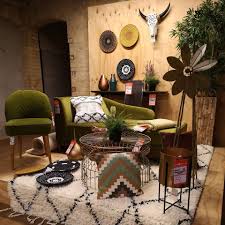 Wohnzimmer Inspiration Boho Trifft Auf Samt Wohnzimmer Inspiration Haus Deko Home24 Outlet