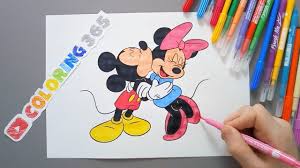 And we have a huge collection! Coloring Mickey And Minnie Mouse Love Coloring Pages For Kids Coloring Book Learn Coloring Youtube