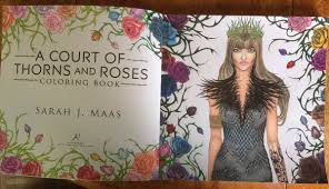 Official pictures from a court of thorns and roses coloring book. Acotarcoloringbook Hashtag On Twitter