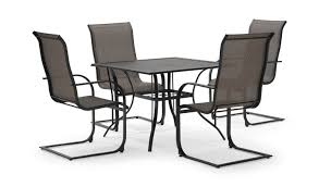 Springfield 5 Piece Patio Dining Set Poolside Furniture Comfortable Patio Furniture Patio Furniture Collection