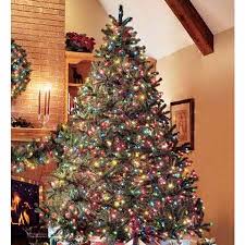 Soft Colored Lights Colorful Christmas Tree Pine Christmas Tree Pre Lit Christmas Tree