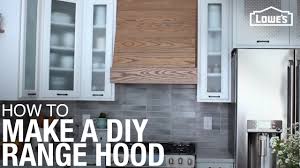 This white cozy kitchen creates a modern look with its sharp edges and straight lines. How To Build And Install A Custom Range Hood Youtube
