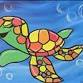 Colorful Sea Turtle **Family Fun** - Painting with a Twist, 3579 NW Federal Hwy Event Image