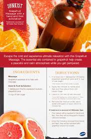Sunkist Grapefruit Massage Escape The Cold And Experience Ultimate Relaxation With This Grapefruit Massage Sunkist Diy Beauty Treatments Foot Exfoliation