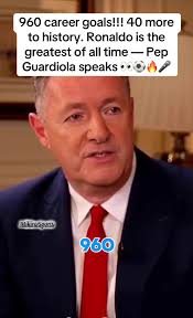 Ronaldo Approaches 1000 Career Goals: Guardiola's Take