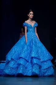 Michael cinco returns to fashion forward dubai season 4. Michael Cinco Fairytale Dress Indigo Dress Dresses