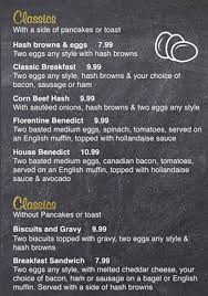 Please contact the restaurant directly. Our Kitchen Cafe Menu Slc Menu