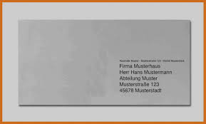 Also wo kommt die absenderadrese hin usw. 15 Brifumschlag Beschriften Chartersnovaair Com