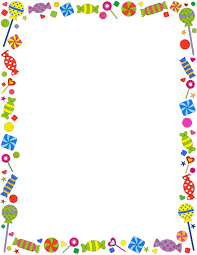 Candy Border Clip Art Page Border And Vector Graphics Clip Art Borders Page Borders Scrapbook Frames