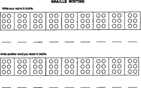 10 best photos of braille worksheets printables braille