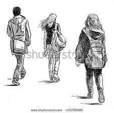 Sketch Of The Leaving Students Human Sketch Human Figure Sketches Figure Sketching