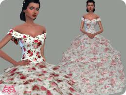 Windenburg ( 64x64 lot ) !!! Colores Urbanos Wedding Dress 17 Recolor 1 Needs Mesh