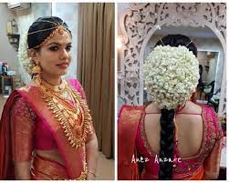 Pin By Parvathy S On Hindu Bridal Look Bridal Sarees South Indian South Indian Wedding Hairstyles South Indian Wedding Saree