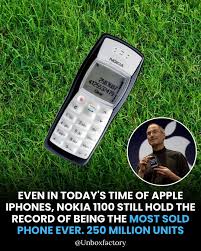 Launched in 2003, the Nokia 1100 became a global icon not because of flashy  features — but because of pure reliability, rugged build, and long-lasting  battery. Even in the age of iPhones