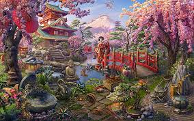 1920 x 1080 how to add a live wallpaper for your desktop windows pc. Japan Cherry Blossom Tree Fantasy Girl Asian Garden Chinese Pink Red Hd Wallpaper Peakpx
