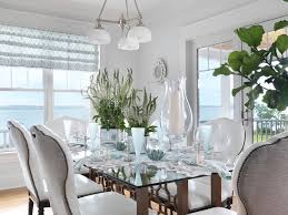 Seaside Table Decorations Awesome Glass Table Top Decorating Ideas For Lovely Dining Beach House Dining Room Coastal Dining Room Beach Dining Room