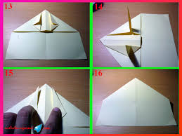 Lipat sehelai kertas berukuran 21,5 x 28 cm jadi dua, dari atas ke bawah. Cara Membuat Pesawat Kertas Double Needle Origami Pesawat Kertas